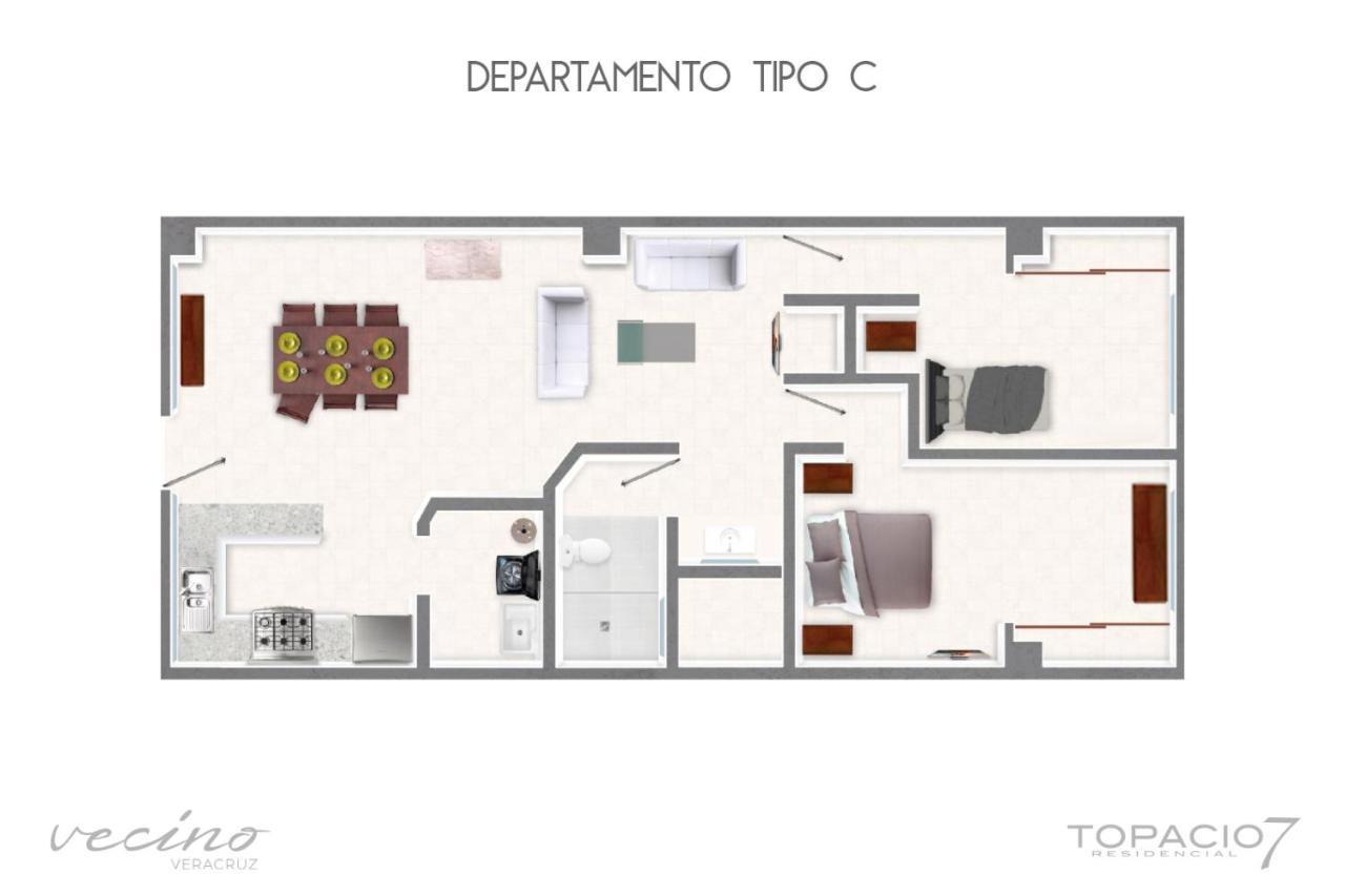 Topacio7 Residencial Boca del Rio  Exterior photo